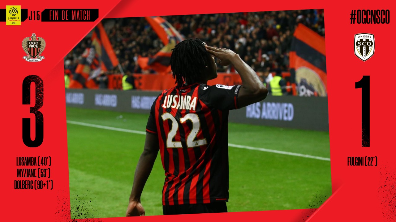 昂热客场击败尼斯，取得胜利的简单介绍